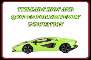 2500+ Threads bios for car lovers