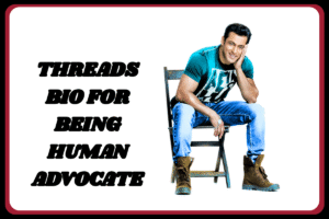 Threads Bio for Salman Khan Fans