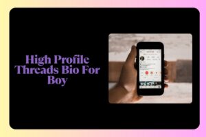 High Profile Threads Bio For Boy